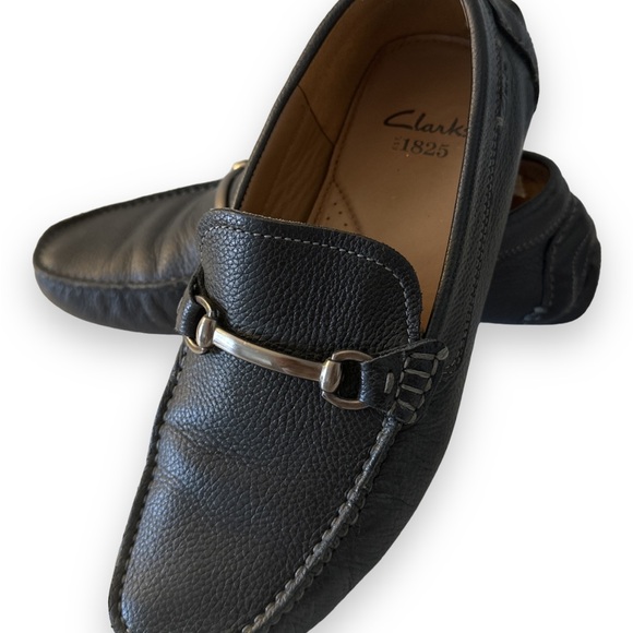 Clarks Black Loafers Size 8 GUC - Picture 3 of 6